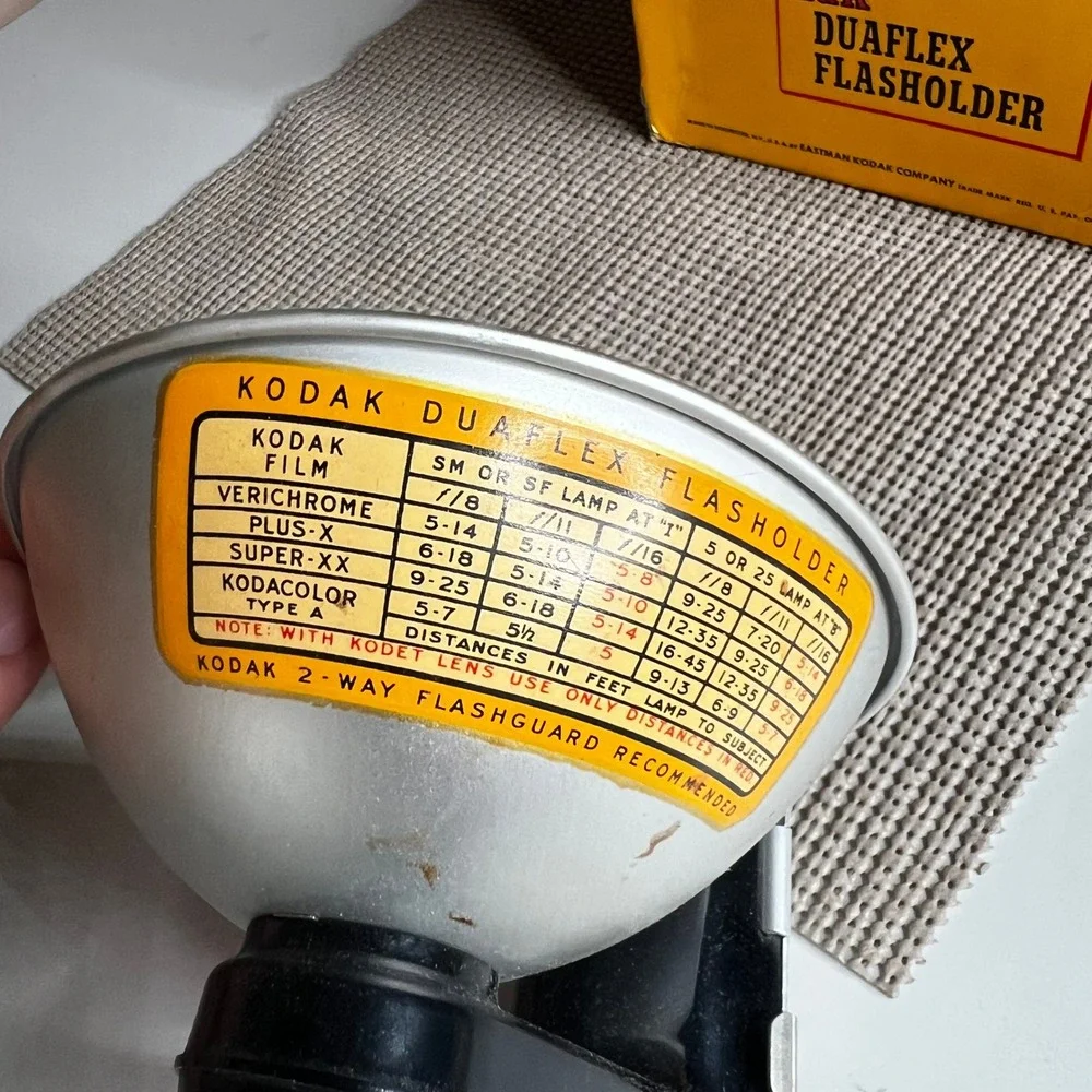 Vintage Kodak Duaflex Flasholder No 40 41F Camera Flash with Original Box